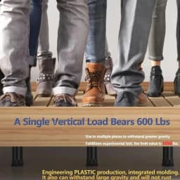 4-Pack Adjustable Bed Support Legs,5.9-11 Inch Height Range,Fits King&Queen,Easy Install,Sturdy Support,No Electricity Needed