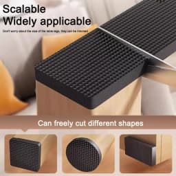 New Self Adhesive Furniture Leg Pad Anti Slip Anti-collision Rubber Pads Floor Protector for Sofa Floor Protector