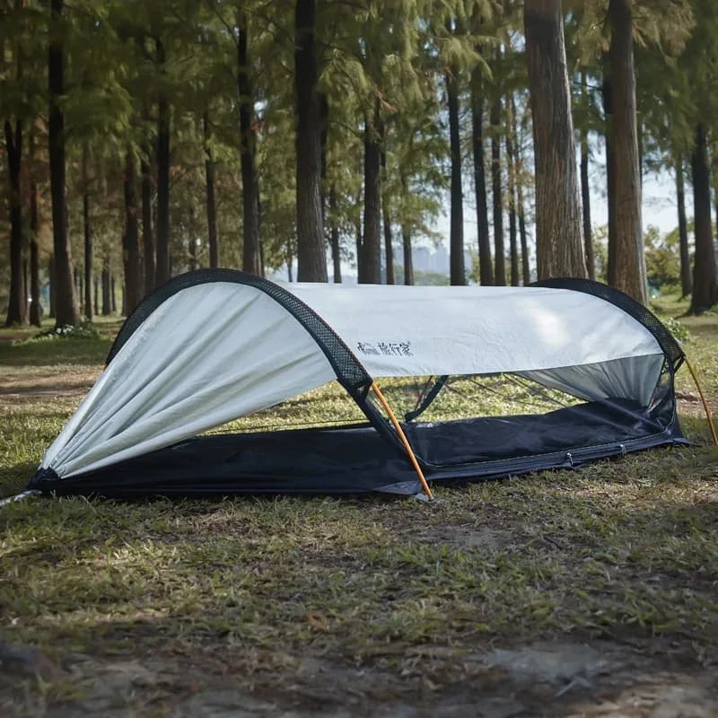 Travel Hammock, outdoor anti rollover, sun shading and anti mosquito, single or double person with mosquito ne