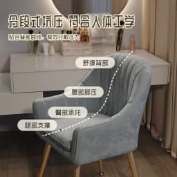 Chairs Makeup Chair for Book Desk Nordic Luxury Dining Chairs Leisure Backrest Vanity Stool Manicure Sillas Chairs for Bedroom