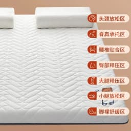 Soybean Latex Memory Foam Mattress Floor Mat Foldable Slow Rebound Tatami Mat Bedspreads Thickened Warm 4/7cm King Twin Queen Si