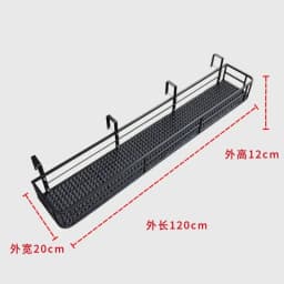 Elegant European-Style Flower Stand Expansive Iron Art Balcony Rail Organizer Decorative Hanging Pot Holder Urban Green Space