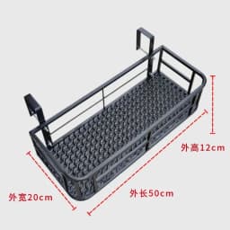 Elegant European-Style Flower Stand Expansive Iron Art Balcony Rail Organizer Decorative Hanging Pot Holder Urban Green Space