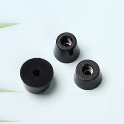 10pcs Black Rubber Machine Feet Shock Pad Non-Slip Furniture Chair Floor Cabinet Table Leg Foot Protector Cover