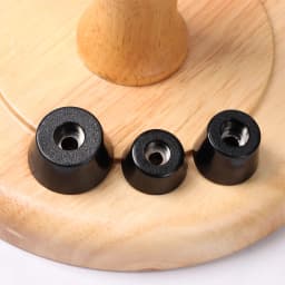 10pcs Black Rubber Machine Feet Shock Pad Non-Slip Furniture Chair Floor Cabinet Table Leg Foot Protector Cover