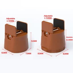 Adjustable Furniture Feet Leg Lift Extra Raisers Height Non-slip Pads For Table Couch Chair Cabinet Washing Machine Bed Sofa
