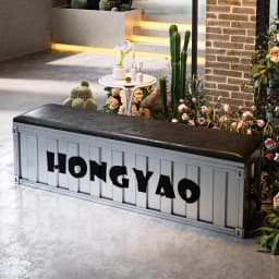 Industrial Metal Bench Entryway Shoe Storage Stool Rustic Long Bench for Clothing Store & Gym Lounge Vintage Waiting Seat