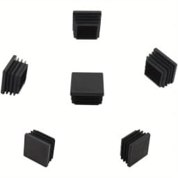 50MM square tube end cap plastic plug, black plug square plug Furniture tables and chairs plastic square steel tube cover endcap