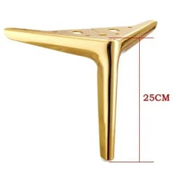 4Pcs/Set Metal 12/15/19/25cm Furniture Feet For TV Cabinet Sofa Coffee Table Bathroom Cabinet Drawer Cabinet Leg Support Feet