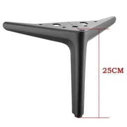 4Pcs/Set Metal 12/15/19/25cm Furniture Feet For TV Cabinet Sofa Coffee Table Bathroom Cabinet Drawer Cabinet Leg Support Feet