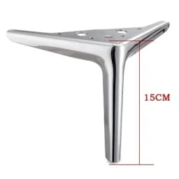 4Pcs/Set Metal 12/15/19/25cm Furniture Feet For TV Cabinet Sofa Coffee Table Bathroom Cabinet Drawer Cabinet Leg Support Feet