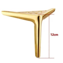 4Pcs/Set Metal 12/15/19/25cm Furniture Feet For TV Cabinet Sofa Coffee Table Bathroom Cabinet Drawer Cabinet Leg Support Feet