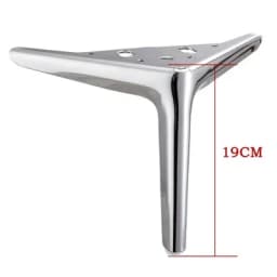 4Pcs/Set Metal 12/15/19/25cm Furniture Feet For TV Cabinet Sofa Coffee Table Bathroom Cabinet Drawer Cabinet Leg Support Feet