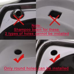Factory Supply head spa with water circulation Bending Shower With Pillow for Shampoo Bed