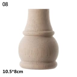 1Pc Natural Wood Furniture Legs Feet Speaker Cabinet Bed Table Box Chair Replacement Feet Furniture Parts Home Decoration Crafts