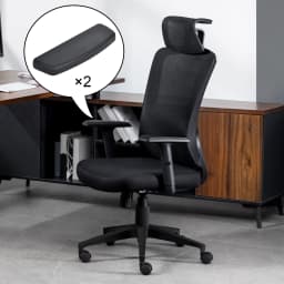 2Pcs Chair Replacement Arm Pads Chair Armrest Arms Support Cushion Pad Universal for Office Reading Chair Accessories