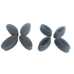 20Pcs Olive Tubes Plug Pipe Blanking End Cap Non-slip Table Foot Dust Cover Chair Leg Socks Floor Protector Pad Furniture Parts