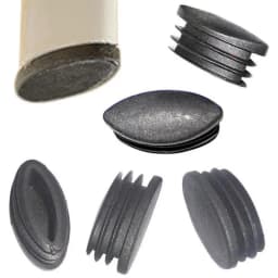20Pcs Olive Tubes Plug Pipe Blanking End Cap Non-slip Table Foot Dust Cover Chair Leg Socks Floor Protector Pad Furniture Parts