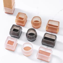 multiple sizes colour Non-Slip chair cover leg caps rubber feet Floor protector pads Legs for furniture Adhesive felt Home Decor