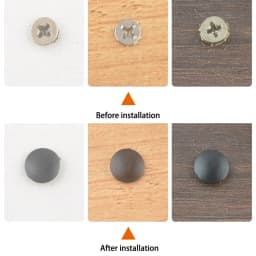 100Pcs Hinged Screw Cap Covers Decoration Tapping Screw Cover Plastic Screw Hole Covers Button For Car Home Furniture Nail Holes