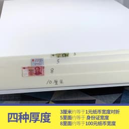 High Resilience Sponge Mattress 1.5/1.8m Single Double Dormitory 0.9m Soft Cushion Thickened Sponge Cushion Foldable Mattress