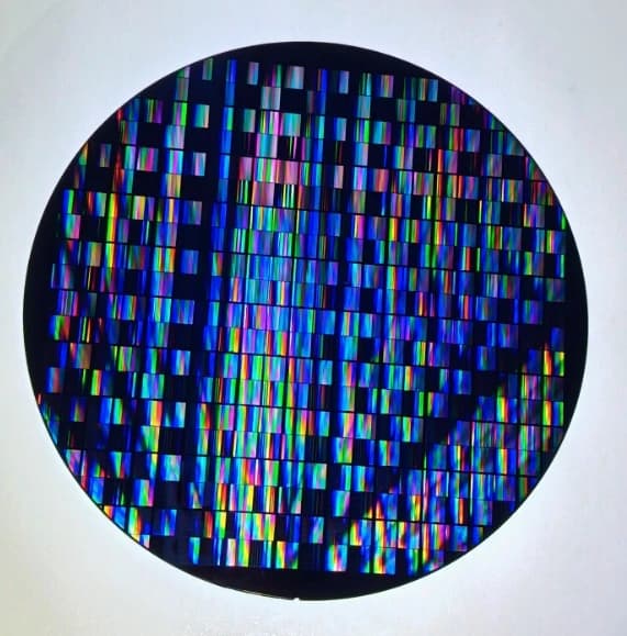 6 inch 12 Inch 8-inch Silicon Wafer, Round Lithography Wafer Semiconductor Exhibition Display, Integrated Circuit
