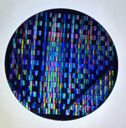 6 inch 12 Inch 8-inch Silicon Wafer, Round Lithography Wafer Semiconductor Exhibition Display, Integrated Circuit