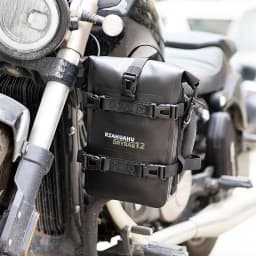 Tail Bag Rack Bag Professional Black Reflective Strips Universal Back Seat Saddle Bag Sissy Bar Bag 4L Motorcycle Dry Bag
