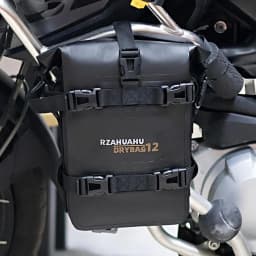 Tail Bag Rack Bag Professional Black Reflective Strips Universal Back Seat Saddle Bag Sissy Bar Bag 4L Motorcycle Dry Bag