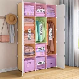 Modern Small Plastic Wardrobe Cheap Modular Minimalist Cabinet Storage Design Wardrobe Display Organizer Nordic Ropero Furniture