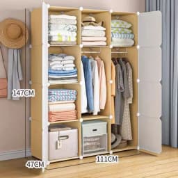 Modern Small Plastic Wardrobe Cheap Modular Minimalist Cabinet Storage Design Wardrobe Display Organizer Nordic Ropero Furniture