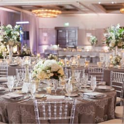 24pcs)Acrylic Transparent Crown Chiavari Crystal Dining Chairs for Wedding