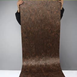 Technology Ebony Root Burl Wood Veneer Sheets for High-end Furniture Decoration Crafts DIY Panels Veneer L:2.5metersX580X0.25mm