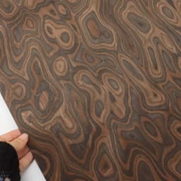 Technology Ebony Root Burl Wood Veneer Sheets for High-end Furniture Decoration Crafts DIY Panels Veneer L:2.5metersX580X0.25mm