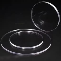 1mm~10mm THICK Transparent acrylic disc organic glass round Sheet PMMA clear DIY material