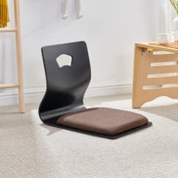 Japanese Chair Design Home Living Room Furniture Kotatsu Table Chair Tatami LegLess Floor Chair Black Finish