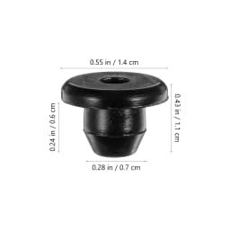5Pcs Oil Clogged Rubber Plug Leak Floor Jack Filler Hydraulic Drain Jacks Cars Horizontal Plugs Trolley Rubber Jack Plugs