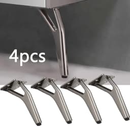 4pcs 15cm Y-Shape Metal Furniture Legs Modern Replacements Feet Heavy Duty Tapered Table Sofa Legs Couch Decorative Leg