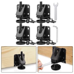 4Pcs Adjustable Furniture Leveler Heavy Duty Furniture Feet Support For Sofa Table Chair Cabinet Height Adjuster Leveling Feet