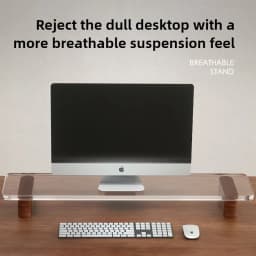 Clear Acrylic Monitor Stand Riser for Computer Office Desk Organizer Shelf Laptop Screen Holder Desktop Workstation Accessories