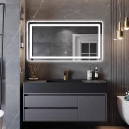 Wooden Organizer Bathroom Cabinets Wall Mounted Luxury Organiser Bathroom Cabinets Storage Mirror Armario De Banheiro Furniture