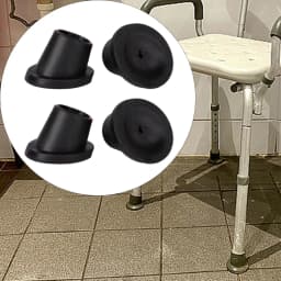 4Pcs Replacement Feet for Shower Chair Bath Seat Premium Accessories Convenient Non Slip Rubber Feet Pads Chair Leg Caps