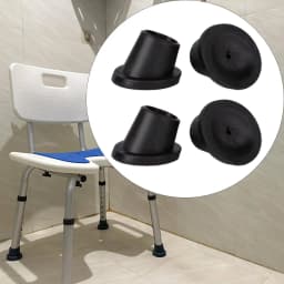 4Pcs Replacement Feet for Shower Chair Bath Seat Premium Accessories Convenient Non Slip Rubber Feet Pads Chair Leg Caps