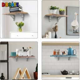 Heavy Duty 2PCS Triangle Folding Angle Shelf Bracket Stainless Steel Collapsible Shelf Bracket for Table Work Bench Wall Mounted