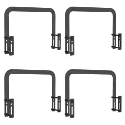 2/4Pcs Mattress Slide Stoppers Metal Non Slip Mattress Gripper Adjustable Mattress Retainer Bar Bracket for Home Metal Bed Frame