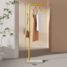 Metal Aesthetic Rack Minimalist Clothes Standing Girls Designer Display Clothes Rack Modern Nordic Perchero Household Goods