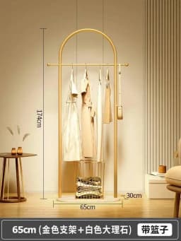 Metal Aesthetic Rack Minimalist Clothes Standing Girls Designer Display Clothes Rack Modern Nordic Perchero Household Goods