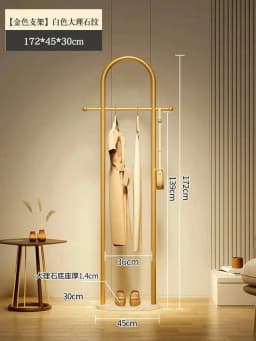 Metal Aesthetic Rack Minimalist Clothes Standing Girls Designer Display Clothes Rack Modern Nordic Perchero Household Goods