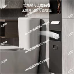 Stainless steel niche toilet toilet embedded trash can tissue bathroom storage cabinet available