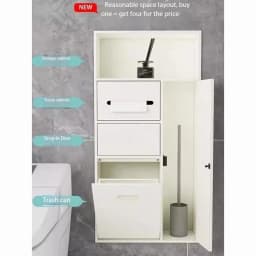 Stainless steel niche toilet toilet embedded trash can tissue bathroom storage cabinet available